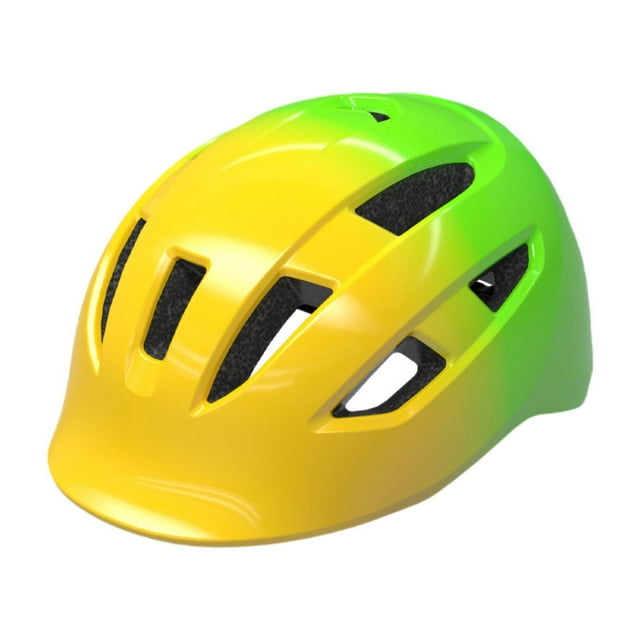 Casco de bicicleta para adultos, se ajusta a una circunferencia de cabeza de 56-61 cm, portátil, para hombres y mujeres, para exteriores. Amarillo y verde