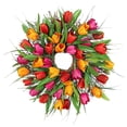 thumbnail image 1 of Tulipanes Artificiales, Guirnalda De Flores Para Puerta, Adornos Colgantes De Pared Para Puerta Delantera, Regalo Para El Día De La Madre matsuzay HA043186-02, 1 of 6