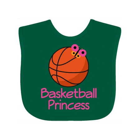 

Inktastic Basketball Princess Gift Baby Girl Bib