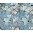 thumbnail image 4 of oneOone Cotton Flex Medium Blue Fabric Flower Diy Clothing Quilting Fabric Print Fabric By Yard 40 Inch Wide-X3D, 4 of 4