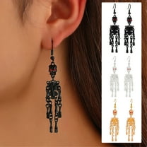 CXALSSY Halloween Decor, Halloween Decorations, Halloween Decorations Indoor, Halloween Indoor Decor,Skull Earrings Hollow Ghost Skeleton Earrings Halloween Earrings