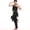Black, variant on Zecgelong Girls 2 Piece Latin Ballroom Dance Outfits Set Tassel Camisole Fringe Pants Modern Dancewear Girls Dance Outfit for Girls 3-4 Years