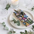 thumbnail image 3 of Cloth Napkins Set of 6 - 20x20 Inches, Sunflower Washable Reusable Table Napkins, Colorful Flowers Summer Botanical Soft & Absortbent Dining Napkin for Party Wedding Hotel Restaurant, 3 of 8