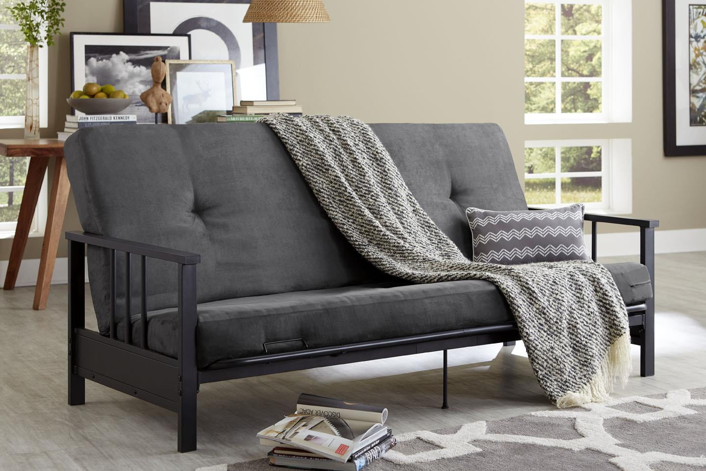 Grey futons for sale deals