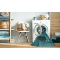 thumbnail image 2 of Ahgly Company Machine Washable Indoor Rectangle Transitional Dark Turquoise Green Area Rugs, 5' x 8', 2 of 7