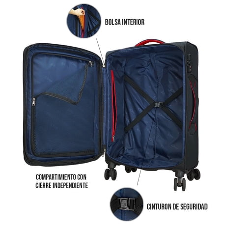 Maleta de viaje 24 SQbags PLAY Grande de Tela