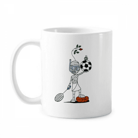 

sports horus soccor balls mug pottery cerac coffee porcelain cup tableware