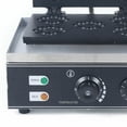 thumbnail image 5 of Commercial Donut Maker 1500W Electric Donut Doughnut Maker Making Machine 5pcs Plum Flower Style Donut Waffles Non-stick Waffle Iron Double-Sided Heating Timer Temperature Control Mini Donut Maker, 5 of 10