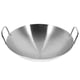thumbnail image 4 of Wok de acero inoxidable Wok de fondo redondo Sartén grande Sartén para saltear de gran capacidad, 4 of 7