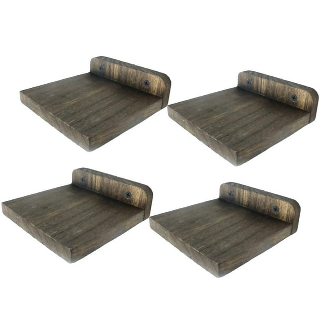 Floating Shelves For Wall,5 Inch Mini Display Shelf For Wall Decor and Storage Shelves 4,Wall For Bedroo Set Wood Mounted