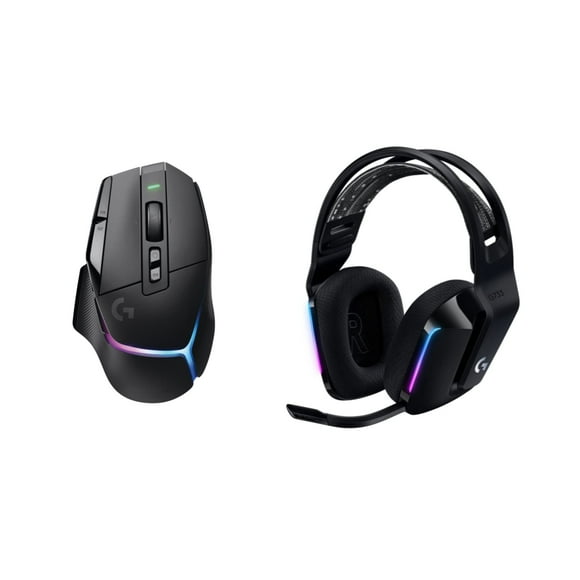 Ratón inalámbrico para juegos Logitech G502 X Plus con auriculares G733