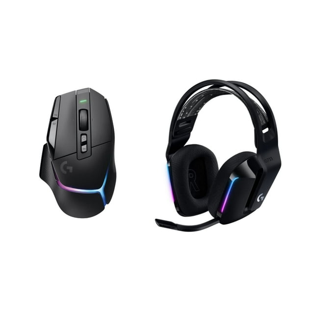 Ratón inalámbrico para juegos Logitech G502 X Plus con auriculares G733
