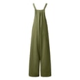 thumbnail image 6 of Coerni Summer Romper for Girls Spaghetti Strap Wide Leg Jumpsuit with Pocket Solids Casual Lightweight Overalls 4-15 Years, 6 of 6