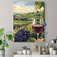 thumbnail image 4 of Vintage Vineyard Wine Glass Canvas Wall Art， Perfect for Living Room， Dining Room， Kitchen， Bedroom， and Office Decor, 4 of 8