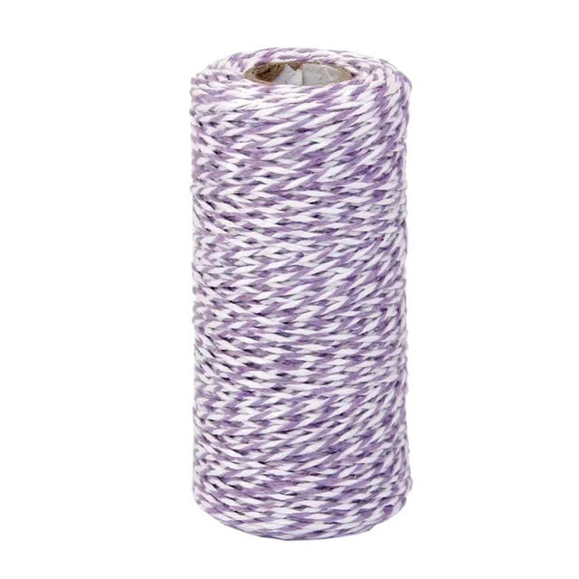 ziyahi 2mm Two-color Cotton Candy Rope Cord Double-strands Gifts Crafts Food Box Wrapping String