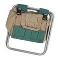 thumbnail image 3 of Tabouret pliant robuste et multifonctionnel pour jardinage, trousse à outils pliable pour jardiniers, argent, 3 of 4