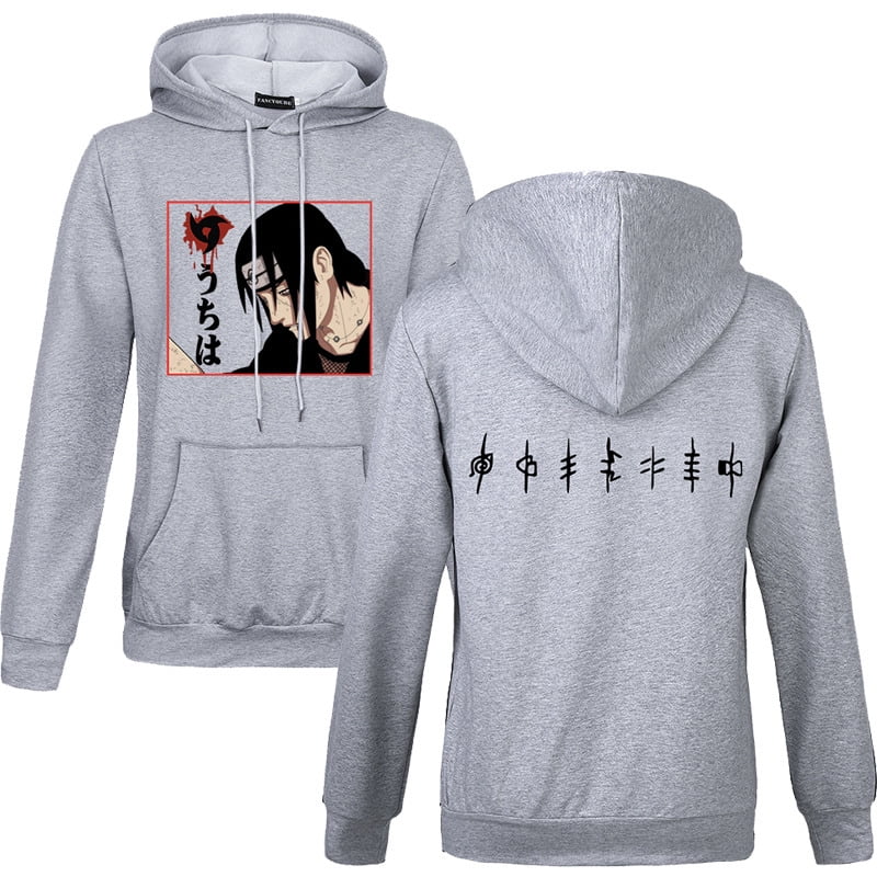 akoada japanese anime naruto hoodie sweatshirts brothers uchiha itachi  uchiha sasuke pullover unisex harajuku tracksuit