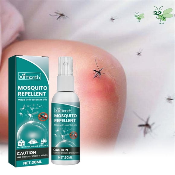Repelente de mosquitos en aerosol CLLC, repelente natural, repelente de insectos, aerosol corporal, repelente de mosquitos sin DEET para actividades al aire libre y viajes.