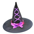 thumbnail image 5 of REDARER Girls Halloween Witch Cosplay Long Sleeve Light Up Star Tulle Dress with LaceâUp Witch Hat for Halloween Party Fancy Dress Up Outfit,14-15 Years, 5 of 5