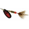 thumbnail image 1 of Mepps BF1DSSFL-FL Black Fury In-Line Spinner #1 1/8oz Dressed Siwash Hook Flourescent Red, 1 of 1