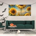 thumbnail image 2 of Salouo Artistic Oil Painting Sunflower Pattern Holiday Banner Outside Party Decoration Banner (1PC) Festival Supplies Fit for Birthday Parties & Celebrations & Chrismas-Medium, 2 of 8