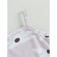 thumbnail image 6 of GXFC Infant Baby Girls Summer Floral Print Shorts Outfits Newborn Girls Sleeveless Sling Romper Top+Ruffle Short Pants Set Casual Clothes 2Pcs 0-18M, 6 of 8
