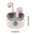 thumbnail image 3 of Cheap Wireless Earbuds, Bluetooth 5.3 Headphones HiFi Stereo, Bluetooth Earbuds with ENC Noise Cancelling Mic, IP7 Waterproof in Ear Earphones, 48H, LED Display Ear buds for Phones Workout Sports, 3 of 9