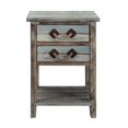 thumbnail image 3 of Treasure Trove Islander Multicolor 2-Drawer Accent Table, 3 of 4