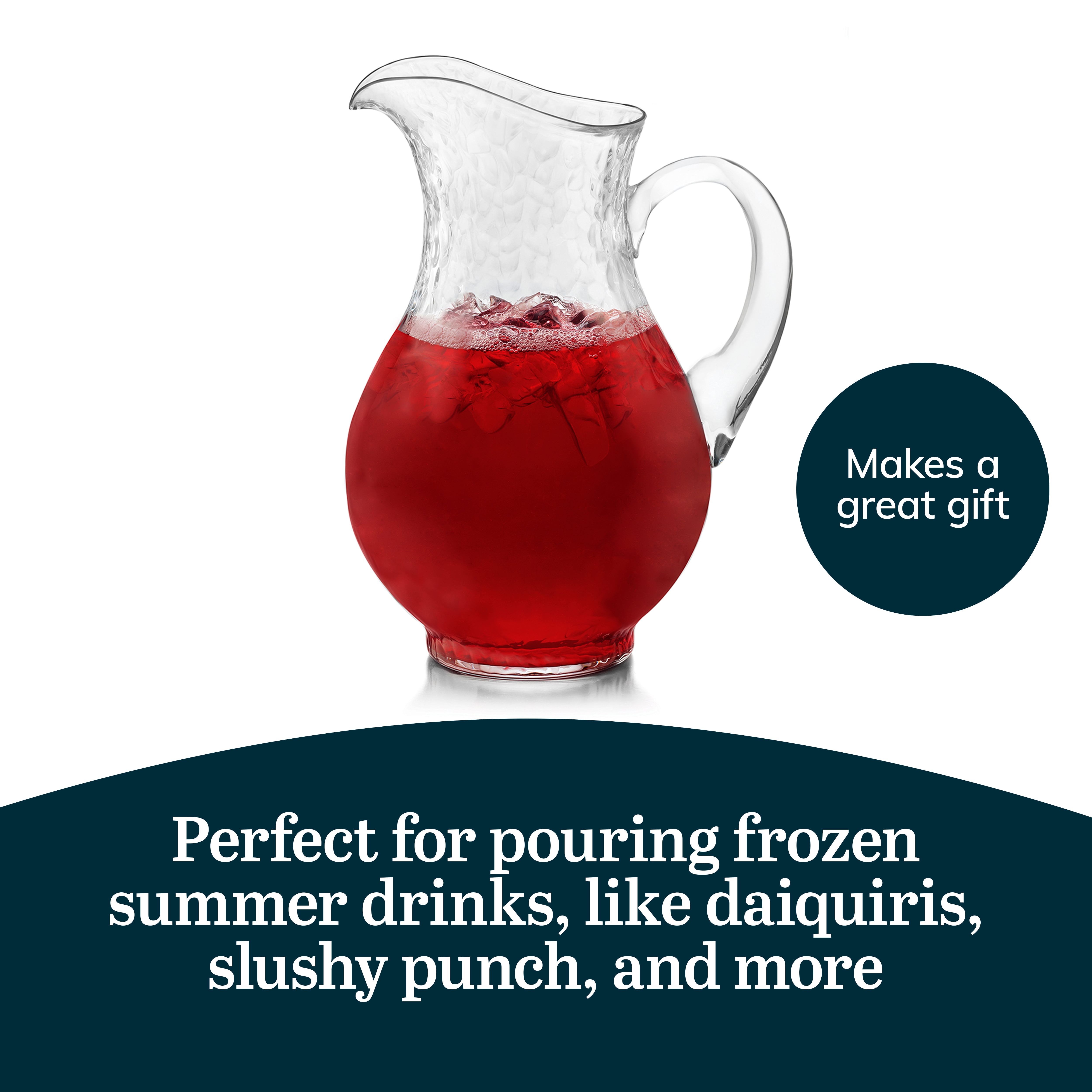 Libbey Yucatan Glass Pitcher, 86.9-ounce