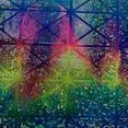 thumbnail image 2 of Nylon Spandex Fabric with Triangle Hologram Foil| Spandex Palace, 2 of 3