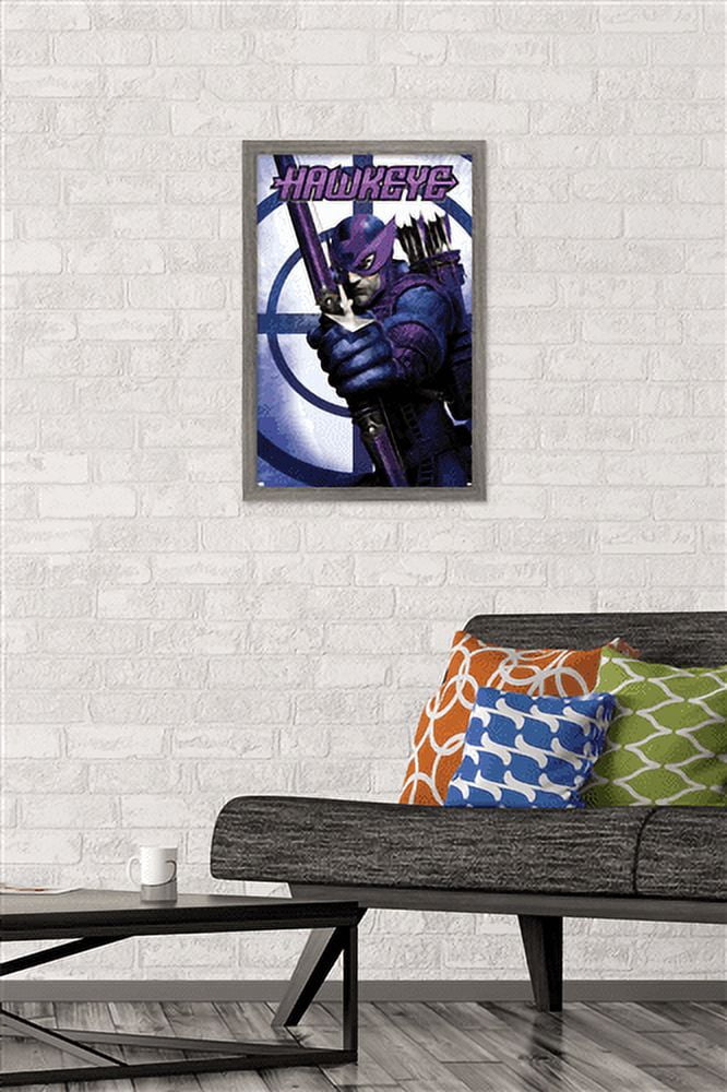 Marvel Comics - Hawkeye - Dark Reign: Hawkeye #1 Wall Poster, 14.725" x 22.375", Framed