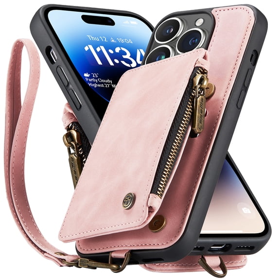 iPhone 14 Pro Max Case with Card Holder Protective Durable Leather RFID Blocking Shockproof Credit Card Slot Wallet Case for iPhone 14 Pro Max