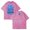 Pink, variant on Jey Uso Eat Sleep Yeet Repeat T-shirt Crewneck Short Sleeve Cotton Washed Tee Women Men Streetwear