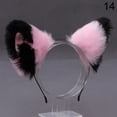 thumbnail image 5 of Horquilla con orejas de felpa para la cabeza, disfraz de Cosplay hecho a mano, orejas de gato, accesorios para el cabello, Aro para el pelo, moda para mujeres y niñas, 5 of 5