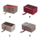 thumbnail image 4 of Caja de joyería de Lino y algodón Minnieouse Patrón de caligrafía rectangular Gris AP017910-04, 4 of 6