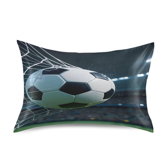 Ryvnso Satin Pillowcase Football Field Pillow Cases Standard Size 26x20in