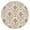 Garden-, variant on Garden-Inspired Floral Round Table Cover Elastic Edge Waterproof Tablecloth with Spring Floral Pattern