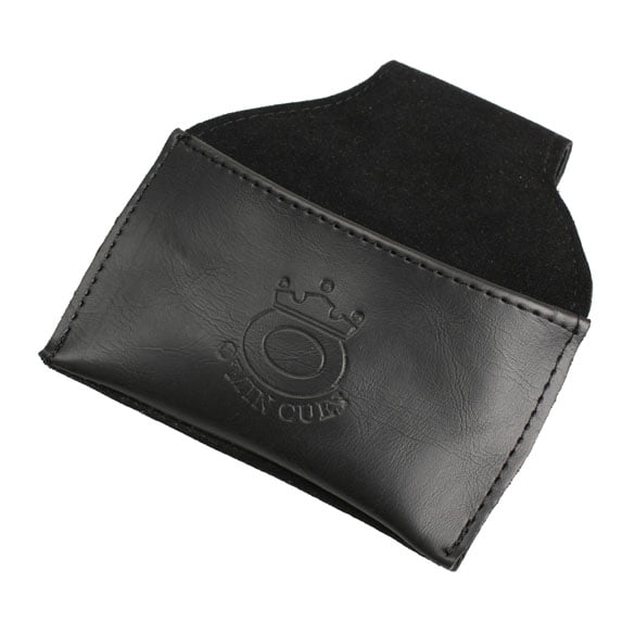 Imitation Suede RED Chalk Pouch With Belt Hook For Snooker & Pool Players 