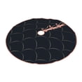 thumbnail image 2 of Kll Black Fish Scales Christmas Tree Skirt 30",Party Decorations Farmhouse For Christmas Decorations Holiday Party, 2 of 8
