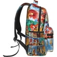 thumbnail image 3 of The Lion Anime King Backpack Laptop Daypack Leisure Travel Backpack 15.7 inch Adjustable Shoulder Strap Hiking Knapsack, 3 of 7