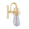 thumbnail image 6 of Aspen Creative 62302, Bathroom Vanity 2 Lights Fixture 14"W x 8-1/2"H x 4-1/2"E. Warm Brass Finish, Bulb Not Included, 6 of 8