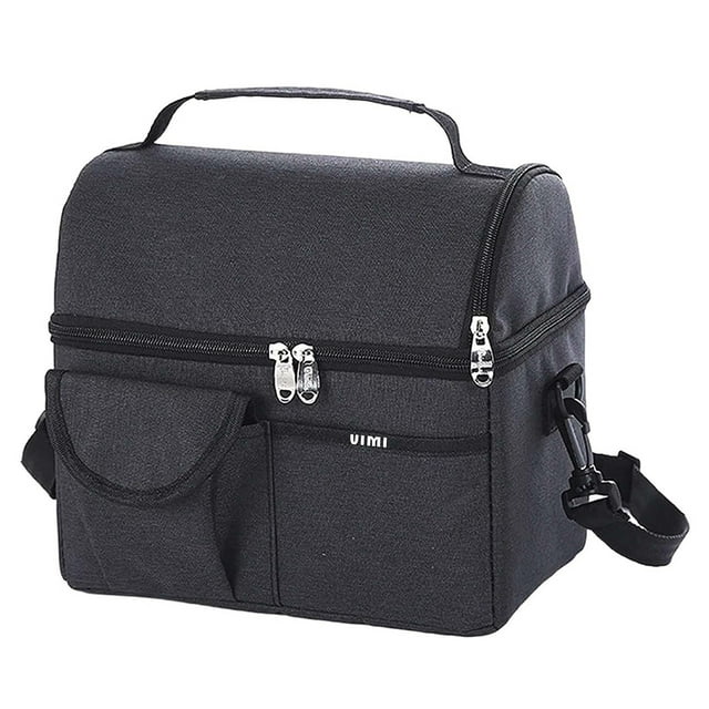 Bolsa Para Almuerzo Lonchera Térmica Negro VIMI