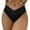 Black, variant on UFOUND Women's V Cut High Waist Swim Bottom Hipster High Cut Bikini Swimsuit Bottom Versatile Swimwear Summer Hawaii Beachwear