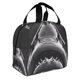 thumbnail image 2 of Disketp Black And White Shark Bolsa Térmica para Almuerzo para Hombre y Mujer, Ideal para Trabajo, Senderismo y Picnic, 2 of 8