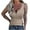 #01 Khaki, variant on Ichuanyi Womens Shirts , Tank Top For Women Sexy O Neck Sleeveless Vest Summer Trendy Slim Skinny Pullover Tunic Tees