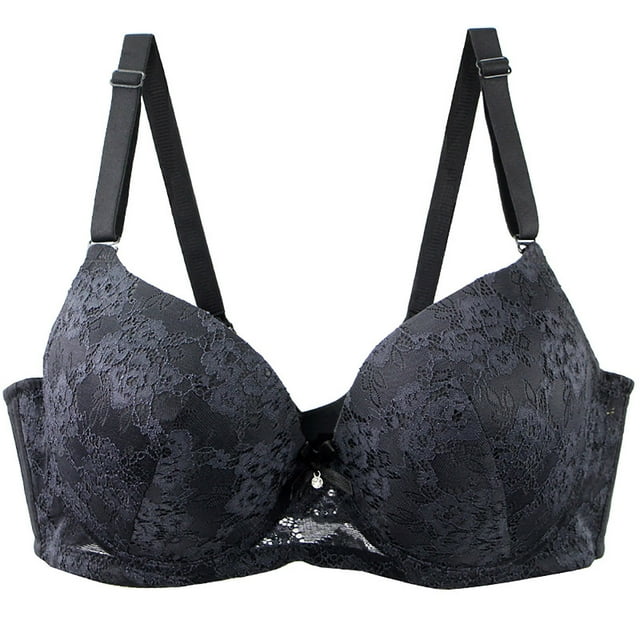 SHTXOZHI Women's Plus Size Minimizer Bra Underwire Full Coverage Push Up Unlined Lace Bras