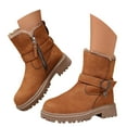 thumbnail image 3 of Women's Boots Real Leather Boots Featuring Wool for Maximum Warmth and Comfort in Winter, 3 of 9