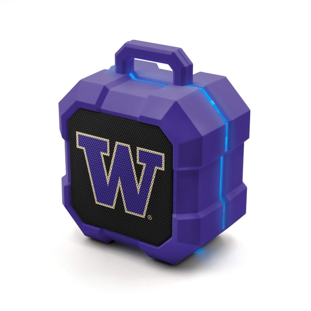 Soar Ncaa Shockbox Led Inalámbrico Bluetooth Altavoz Washington Huskies
