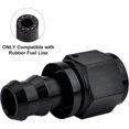thumbnail image 4 of GHSDFBB 8AN Straight Push Lock Hose Fitting End Black 4PCS, 4 of 6