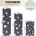 thumbnail image 4 of Dark Christmas Snowman Pattern Kitchen Rugs Sets Of 3,Kitchen Runner Rugs Non Skid Washable,Decorative Kitchen Floor Mats for Kitchen,Sink,Laundry,17"x30"+ 17"x47" + 17"x59", 4 of 6